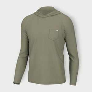 HUK Man's Size S - Waypoint Hoodie Performance Fishing Shirt MSRP $60